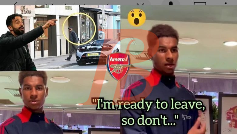 “I’m set to leave, so don’t….”- Manchester United star Marcus Rashford voiced out on his chances of joining Bukayo Saka at Arsenal after the star lost it with Man Utd new manager Ruben Amorim