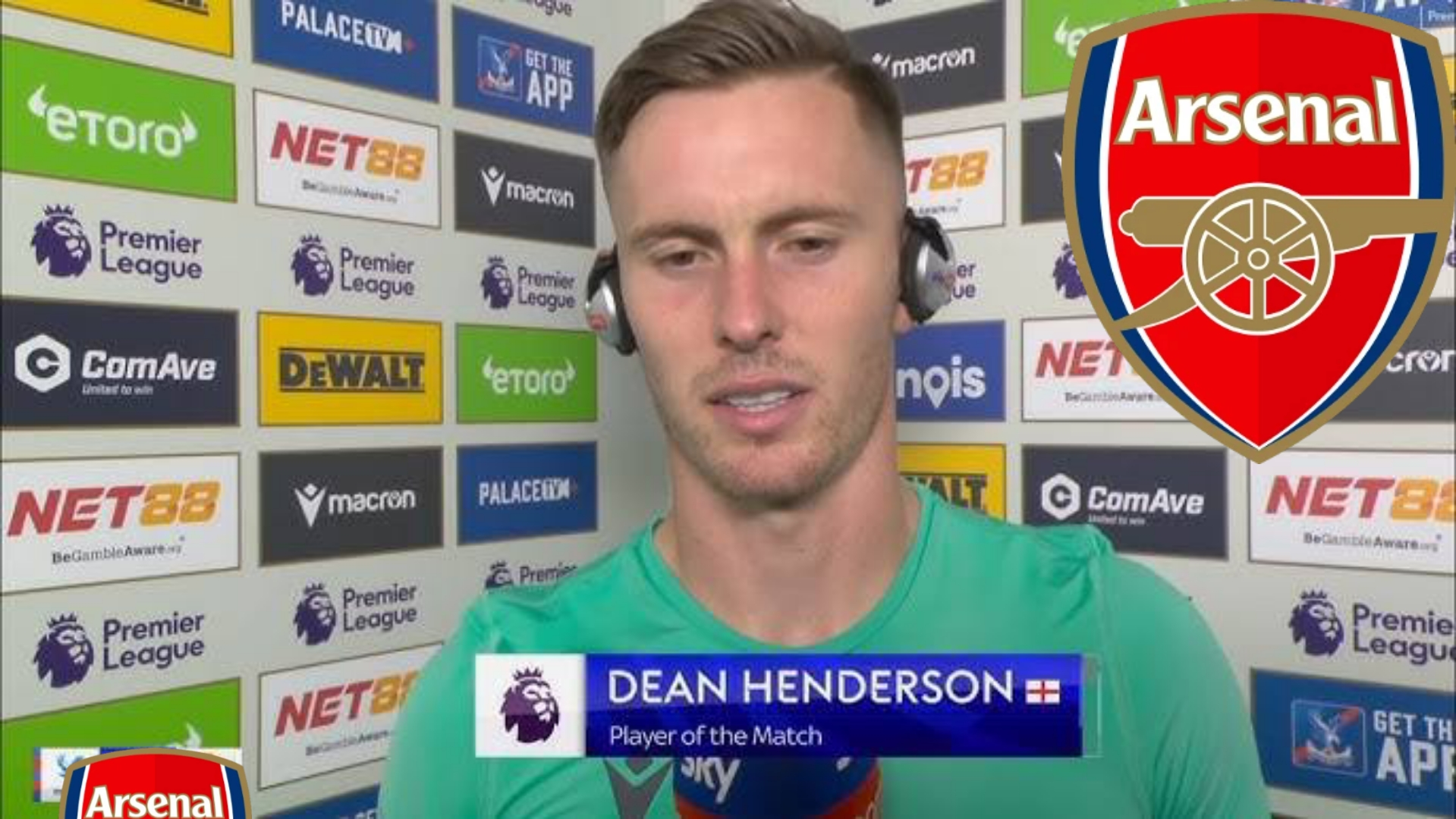 Although we lost to them twice in a week but to be honest I have never faced such a dangerously aggressive player like Him in my career before,what He did no one has ever humiliated me in such a way like that before”, Crystal Palace Goalie Dean Henderson reveals the ONE Arsenal player that really Humiliated Him Today – Not Gabriel Jesus and Not Havertz