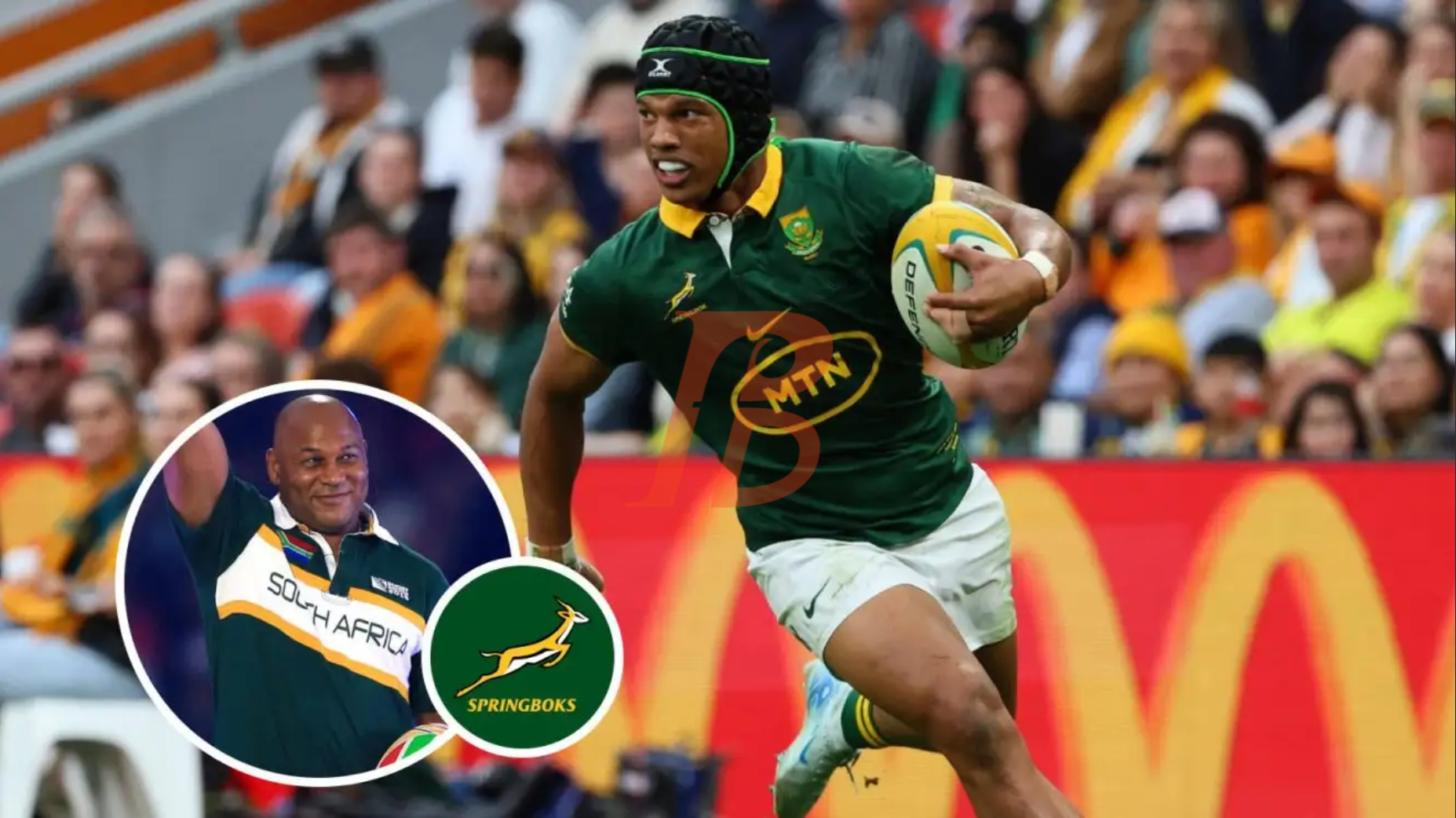 Springboks: Kurt-Lee Arendse highlights the impact of legendary Bok in his road to success