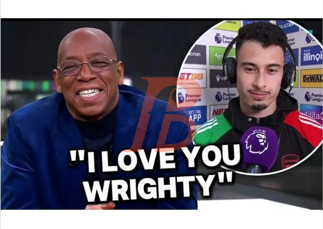 “I love you Wrighty but ….”- Arsenal scorer Gabriel Martinelli thanked Ian Wright after scoring in the 5-1 win against Crystal Palace and he made ONE humble request